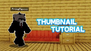 🔥So machts du KRASSE Minecraft Thumbnails🔥 tutorial [upl. by Aikit]