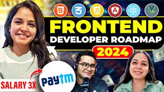 How to Get Hired as Frontend Developer in 2024  Learn Web Development Step by Step Roadmap 2024 [upl. by Sinegold]