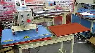 JC 7C Automatic pneumatic heat press machine [upl. by Son]