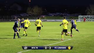 Résumé Vidéo GFA Rumilly Vallières  Louhans Cuiseaux FC [upl. by Eednim]