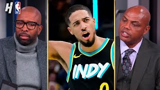 Inside the NBA discuss Tyrese Haliburton amp Pacers Advancing to Semis of InSeason Tournament [upl. by Aramahs]