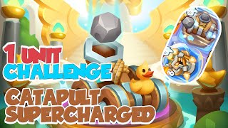 CATAPULT  You ONLY Need ONE 1 Unit Challenge Rush Royale [upl. by Lyrpa]