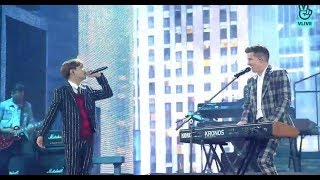 Jungkook amp Charlie Puth  WE DONT TALK ANYMORE Live MBCPLUS X genie music AWARDS [upl. by Ayrad247]