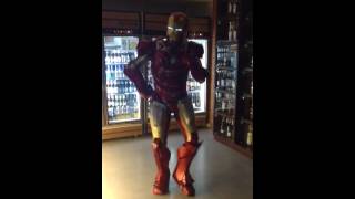 Iron Man MK7 Suit Cosplay  Dance MK 7 MKII [upl. by Ilene63]