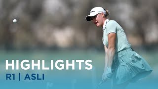 First Round Highlights  Aramco Saudi Ladies International [upl. by Eanehs]