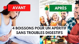 Ne BALLONNEZ plus pendant les apéritifs  4 BOISSONS ALTERNATIVES [upl. by Ginder]