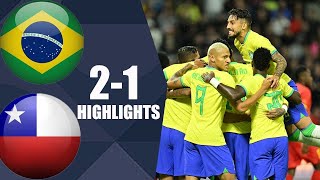 Brazil vs Chile 21 All Goals and Highlights HD  2026 World Cup Qualifiers [upl. by Pedrotti]