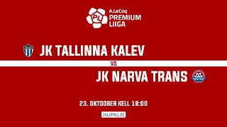 JK TALLINNA KALEV  JK NARVA TRANS A LE COQ PREMIUM LIIGA 33 voor [upl. by Schulz]