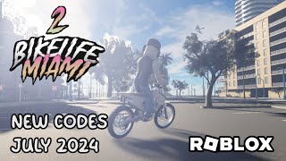 Roblox Bikelife Miami 2 New Codes July 2024 [upl. by Alasteir]