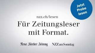 NZZ DigitalSpot  Für Zeitungsleser mit Format [upl. by Nyladnohr]