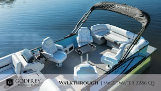 Godfrey Pontoon Boats  NEW SW QS Walkthrough [upl. by Osnohpla147]