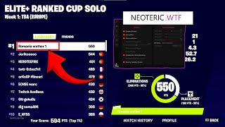 DOMINATING FORTNITE TOURNAMENTS WITH DMA neotericwtf [upl. by Eilarol]