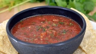 SALSA MEXICANA ESTILO RESTAURANTE  Cómo Hacer Una Salsa Básica  SyS [upl. by Nileak549]