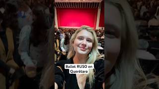 Choque cultural viendo el ballet RUSO en México 😱 rusaenmexico ballet elcascanueces viajes [upl. by Irena]