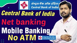 how to Central Bank of India Net banking registration and Mobile Banking kaise chalu Karen without [upl. by Odnanref]