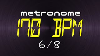 metronome 170 BPM 68 [upl. by Enneite]