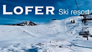 Lofer Austria Almenwelt Lofer Ski Skiing [upl. by Ddet461]