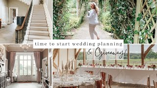 Wedding Planning · visiting our DREAM venues budget decor inspo vision board  GIVEAWAY vlog UK [upl. by Millda770]