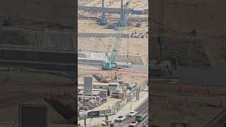 Sea Wall Construction Dubai Creek Harbour [upl. by Haywood]