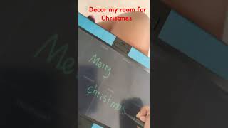 Decorate my room with me decor Christmas withme [upl. by Epperson158]