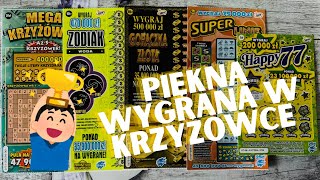 Zdrapki Lotto👉RZUTEM NA TAŚMĘ SUPER TRAFIENIE W MEGA KRZYŻÓWCE😲 [upl. by Colburn]