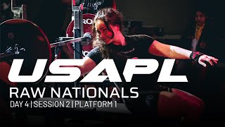 2023 USAPL Raw Nationals  Day 4  Session 2  Platform 1 [upl. by Aitsirk]