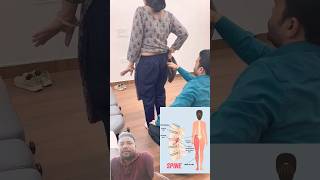 spinal pain treatment 🤩 chiropractic chiropractor sciatica physiotherapy doctor [upl. by Paucker]