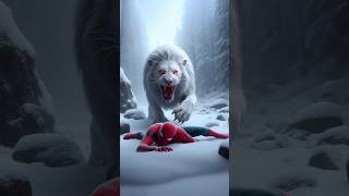 SpiderMan and Elsa Frozen vs Lion Annabelle fight battle elsafrozen spiderman flash animals [upl. by Donela751]