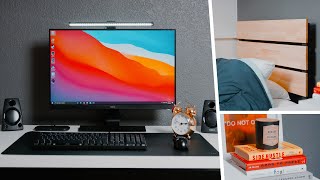 BUDGET STUDENT Desk Setup amp Bedroom Makeover [upl. by Tracay271]