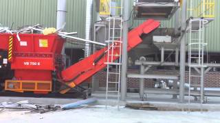 VB750E Aluminum profiles process  Peritus Equipment Inc [upl. by Iahcedrom]