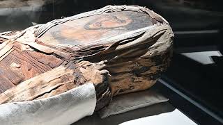 Egyptian mummy Portrait coffin  GraecoRoman Museum Alexandria [upl. by Rechaba]