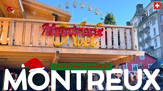 Christmas market 2023 Montreux Switzerland  4K [upl. by Ezmeralda]