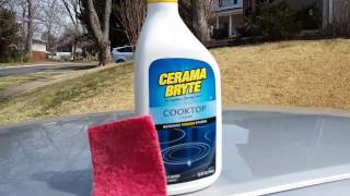 How to clean Headlights with Cooktop Cleaner [upl. by Gesner]