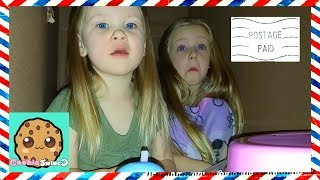 I Mailed Myself in a Box to Cookie Swirl C with Little Sister Met Evan on Way to Ryan Toy Review [upl. by Ayotol]