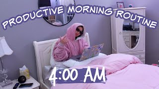 INSANELY PRODUCTIVE MORNING ROUTINE [upl. by Idnahs]