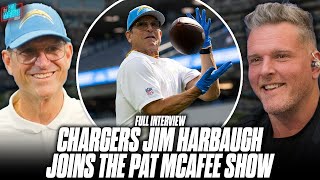 Jim Harbaugh Praises Justin Herbert amp Chargers Toughness After Week 10 Win  Pat McAfee Show [upl. by Magill5]