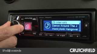 Alpine CDEHD149BT Car CD Receiver Display and Controls Demo  Crutchfield Video [upl. by Obrien]