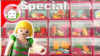 Playmobil Kleinteile Sammlung und Kreativlager von Familie Hauser  Video für Kinder  deutsch [upl. by Geri]