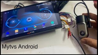 Mytvs 9 Inch Android Car SystemMy TVS T5 Processor 2024 Android Player for your Car  WITH DVR [upl. by Yeliah]