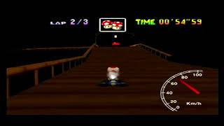 Banshee Boardwalk 3lap  207quot00 PAL Legend A  Mario Kart 64 [upl. by Wymore]