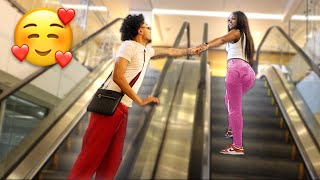 GRABBING STRANGERS CHEEKS ON THE ESCALATOR [upl. by Giana]