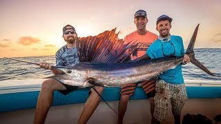 Deep Sea Fishing Battle  Dude Perfect [upl. by Novyar]