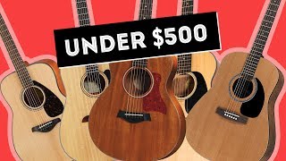 Tonys Top 5 Beginner Acoustic Guitars Under 500 [upl. by Jensen]