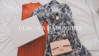 2024 Luxury Designer Haul Video Chanel DampG Zimmermann Issey Miyake Jimmy Choo [upl. by Thad]