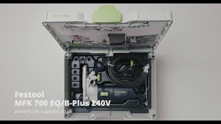 Festool MFK 700 EQBPlus 240V  576243 [upl. by Atsillak]