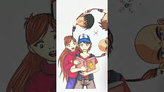 Guess the real face of dipper pines shorts art gravityfalls [upl. by Anaibib450]