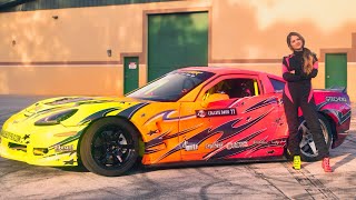 Is BIGGER Better The Drift C6 Corvette is BACK [upl. by Amoreta754]