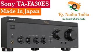 Sony Powerful Amplifier Sony TA FA30ES  sony Japanese amplifier  sony amplifier for home  sony [upl. by Nnaarat]