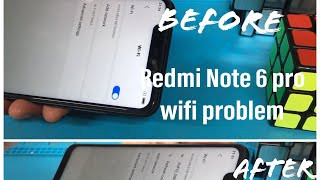 Redmi Note 6 Pro wifi not working solution Redmi Note 6 Pro wifi missing solutionGSMAN ASHIQUE [upl. by Xymenes]