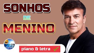 Tony Carreira Sonhos de menino piano e letra  yES pIANO [upl. by Eimaraj]